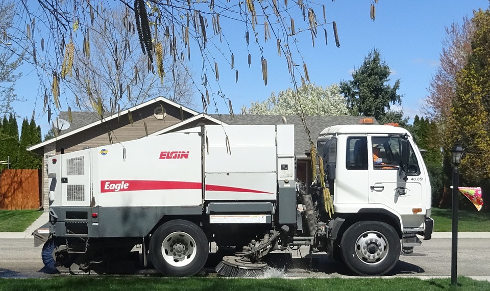 street sweeper truck